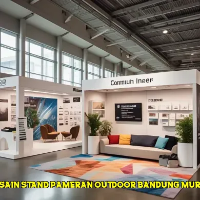 desain stand pameran outdoor bandung murah